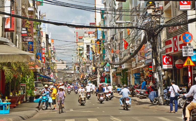 Saigon in a quieter moment