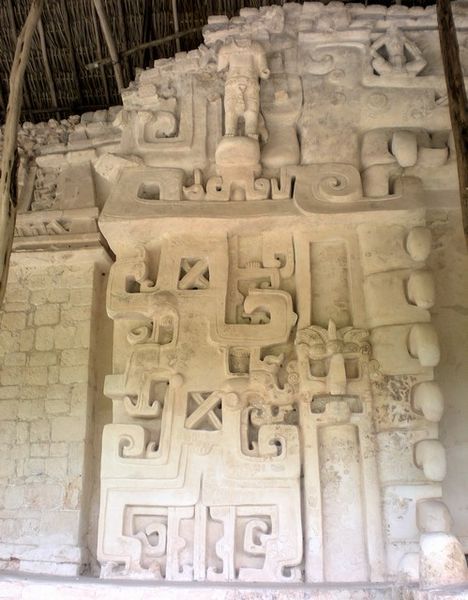 Ek Balam - Acropolis (Doorway Left Side Detail)