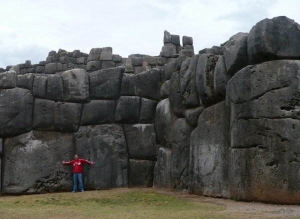 sacsayhuaman - me amongst the megaliths