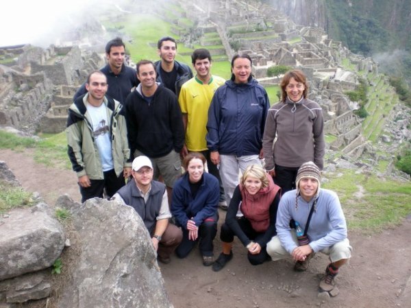 Machu Picchu - group photo