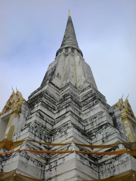 Ayutthaya - Large White Pagoda