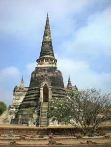 Ayutthaya - Bell Shaped Pagodas