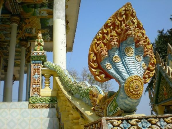 New Pagoda - Naga Snake Detail