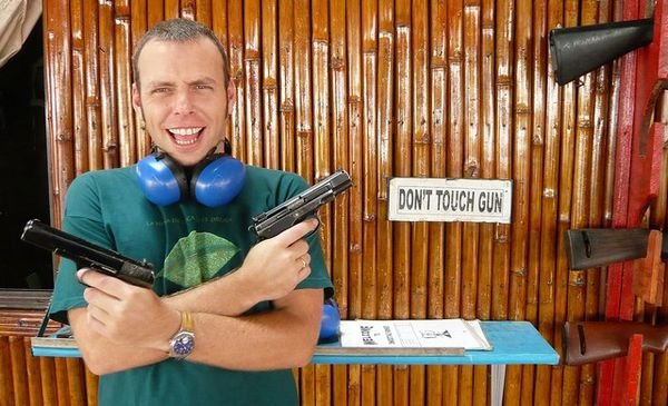 Shooting Range - Guns Don't Kill People - People Kill People
