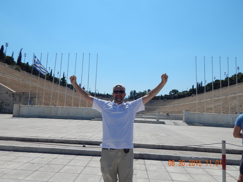 Restored Athens stadium, which dates back millenia...