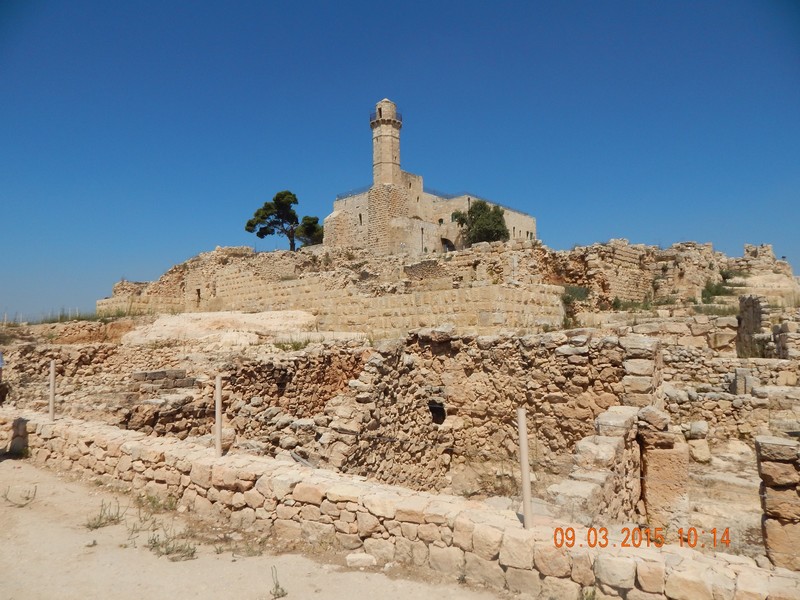 Ruins of the Hellenistic city in the foreground