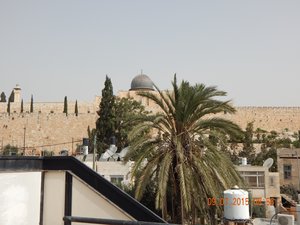 View toward the Temple Mount from the City of David