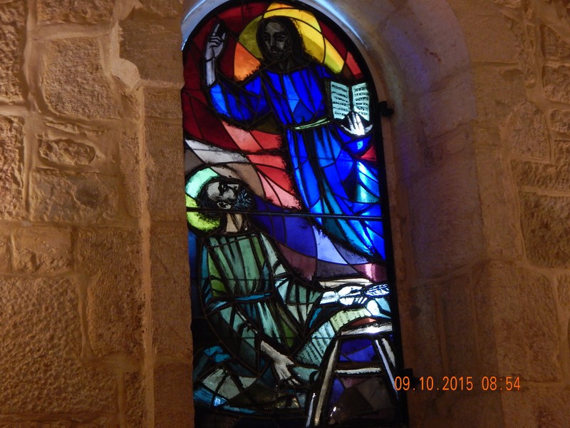 Stained Glass of St. Jerome (St. Catherine's Crypt)