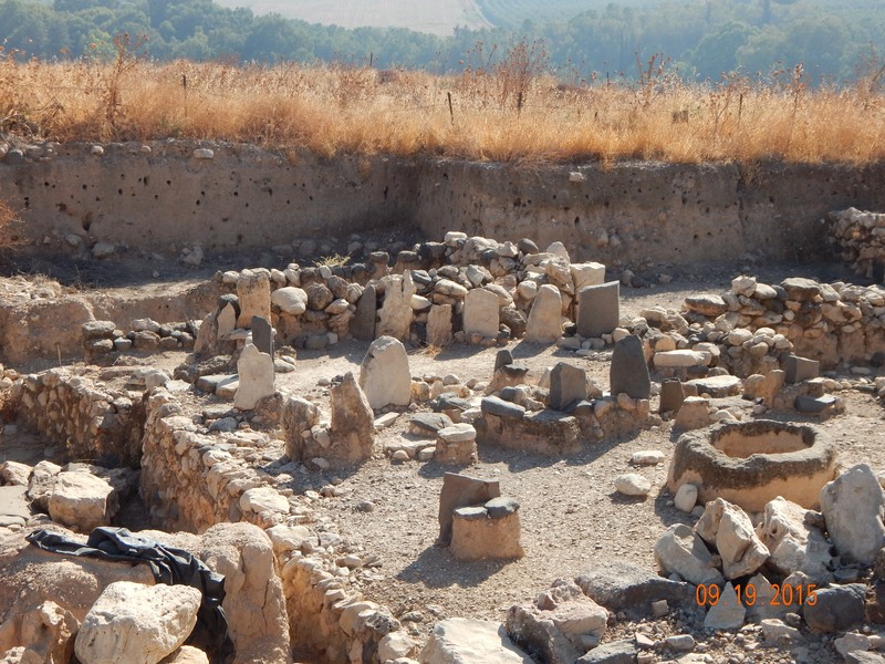 Standing Stones in Canaanite Temple Area