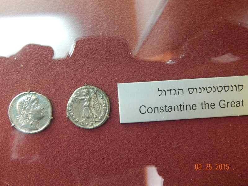 Coins minted at the time of Constantine