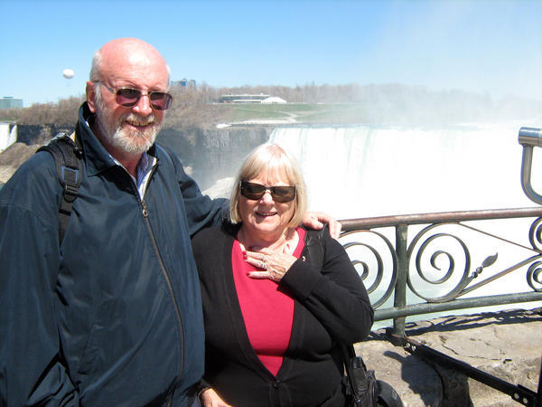 Pat & Geoff at the Niagara Falls