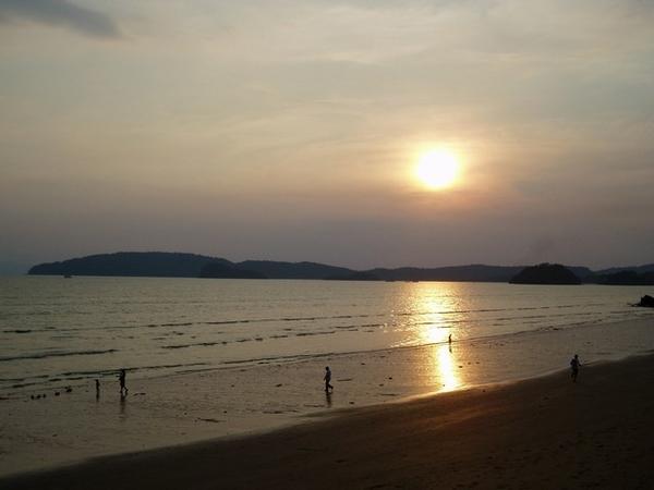 Sunset at Ao Nang Beach