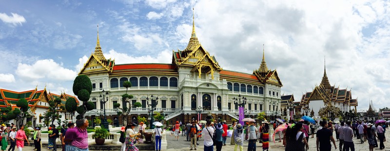Panoramic Shot of The Grand Palace