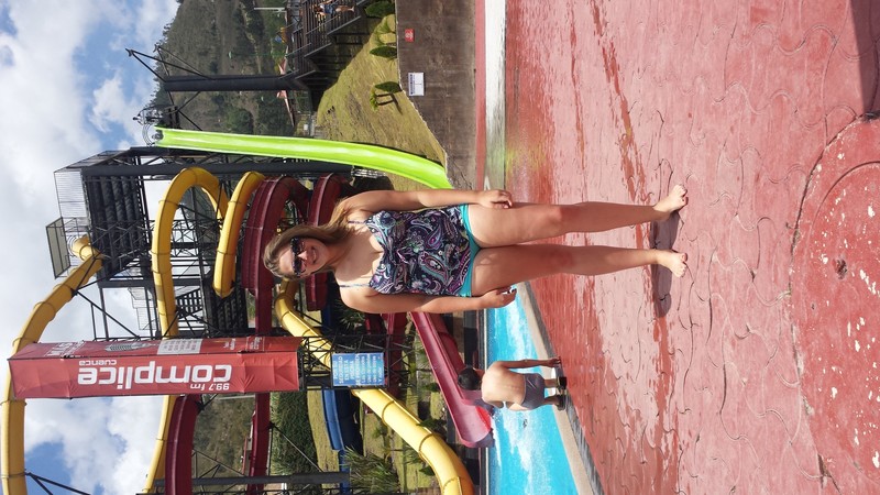 Me in front of the slides