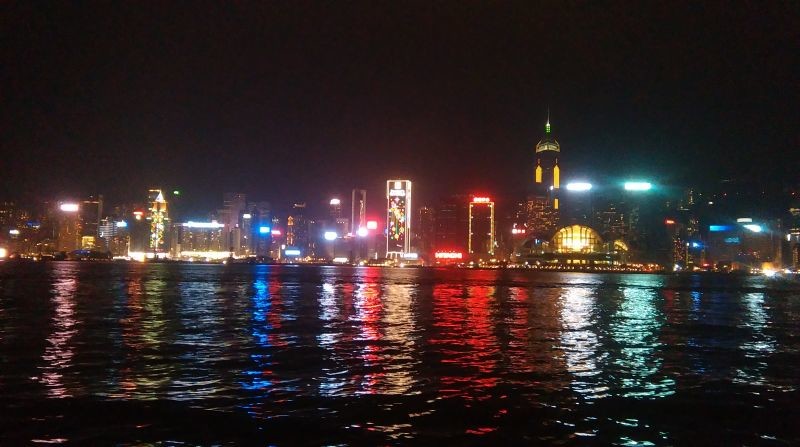 HK Skyline at night
