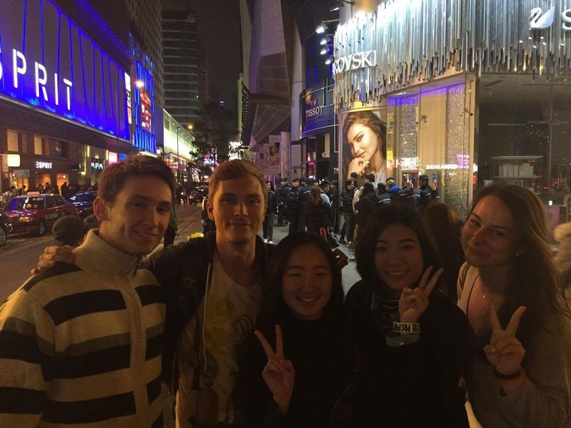 With Friends in Mong Kok