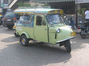 The first step was getting a tuk-tuk to the bus station