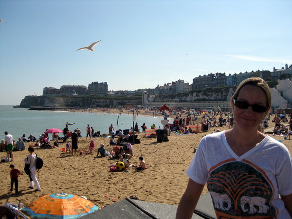 A sunny seaside day at Broadstairs, Kent