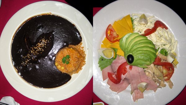 Pollo con Negro Mole or Ensalada? what would you choose