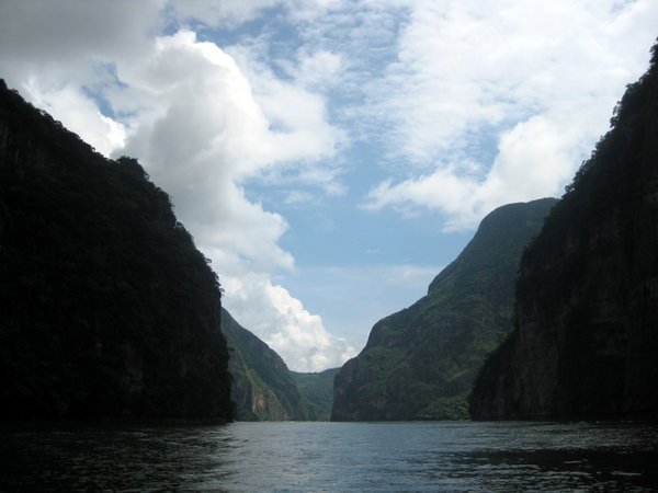 In  the Sumidero Canyon