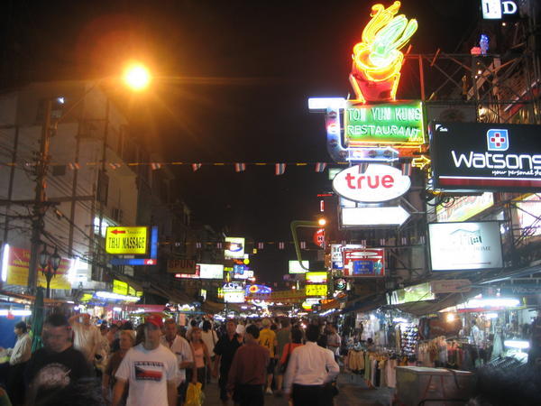 Khao San Road at Night