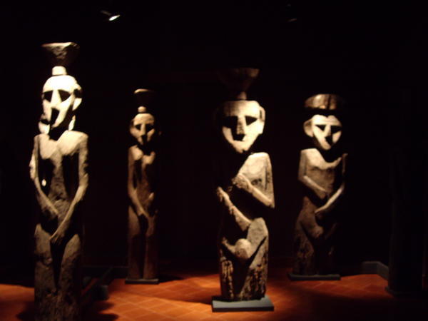 Inside the Museo de Arte Precolombino