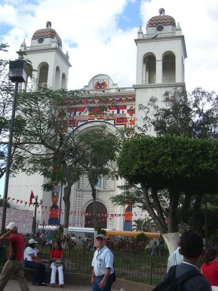The cathedral in San Salvador