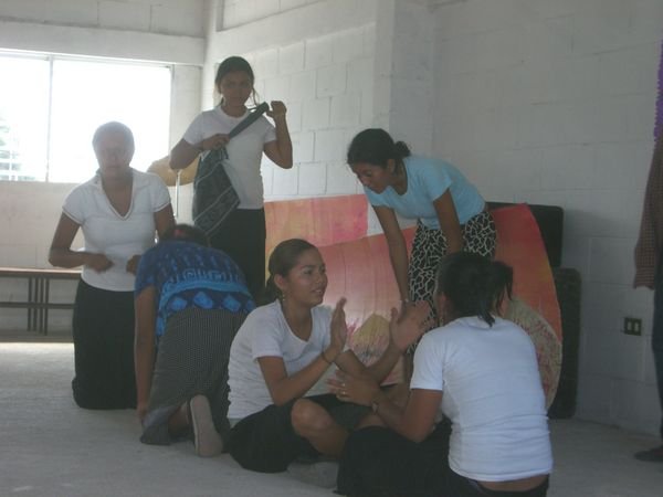 Women refugees in Honduras
