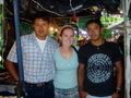 Addiel, his brother, and me--looking around for artesanía