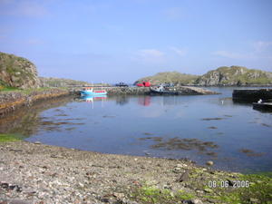 The harbour at Rodel