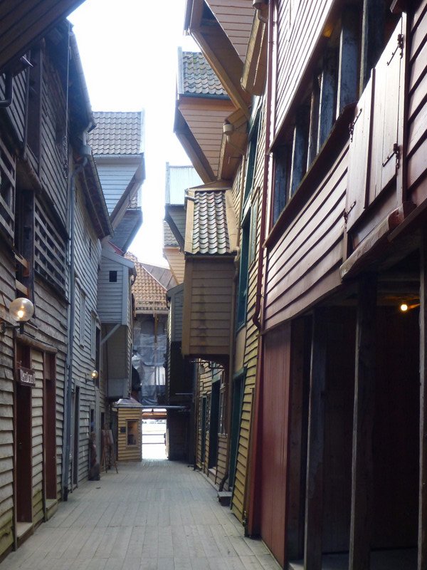 Bryggen alleyway, Bergen