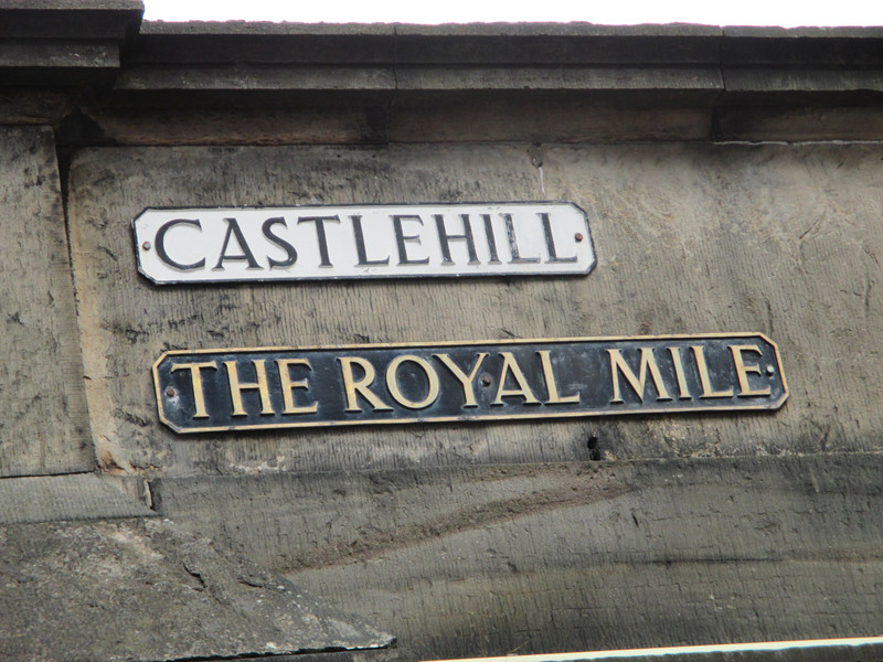 Most famous street in Edinburgh