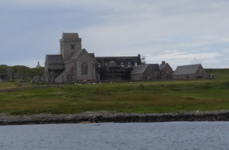 Iona Abbey from the ferry