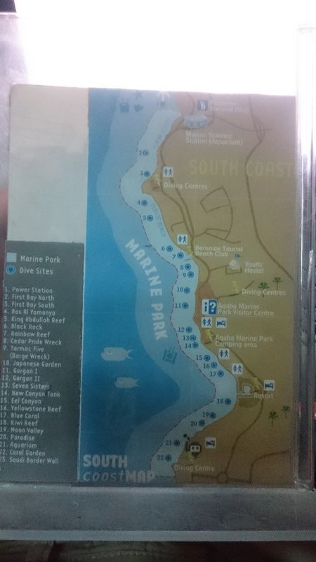 The dive sites in Aqaba!