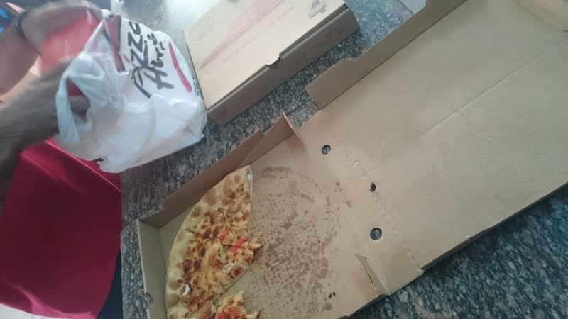 The pizza went very quickly