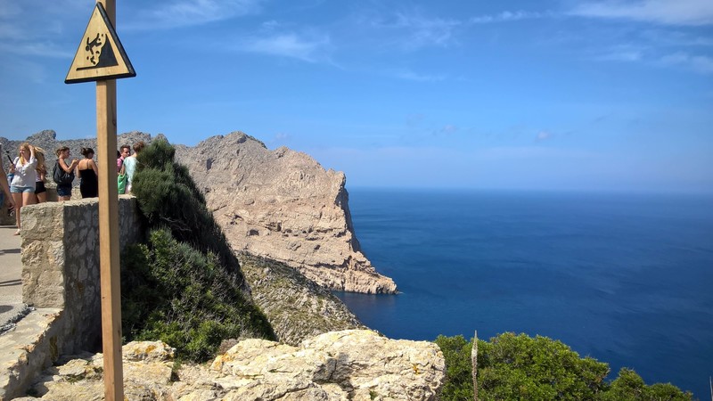 Viewpoint on the way to Formentor