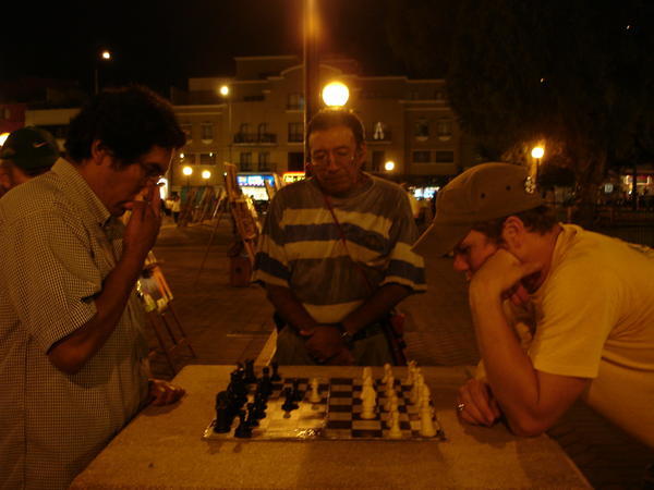 Chess games in the park