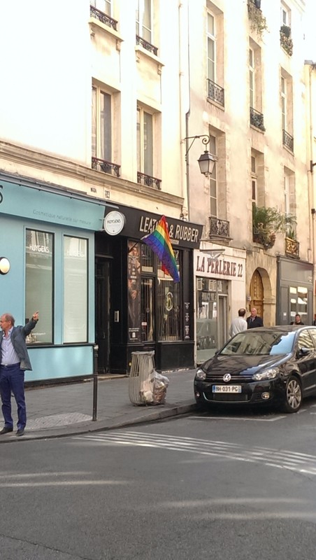 Spotted in the Marais: Pride S&M Store