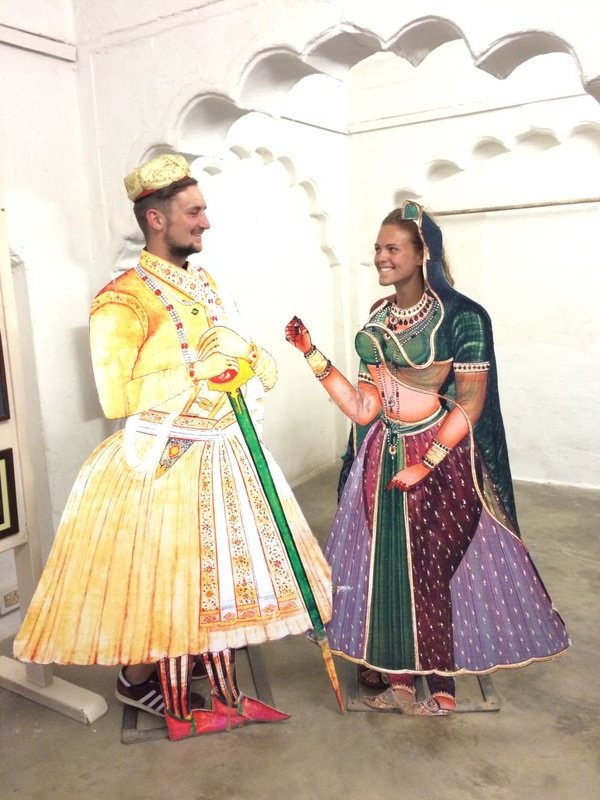 Maharaja and princess