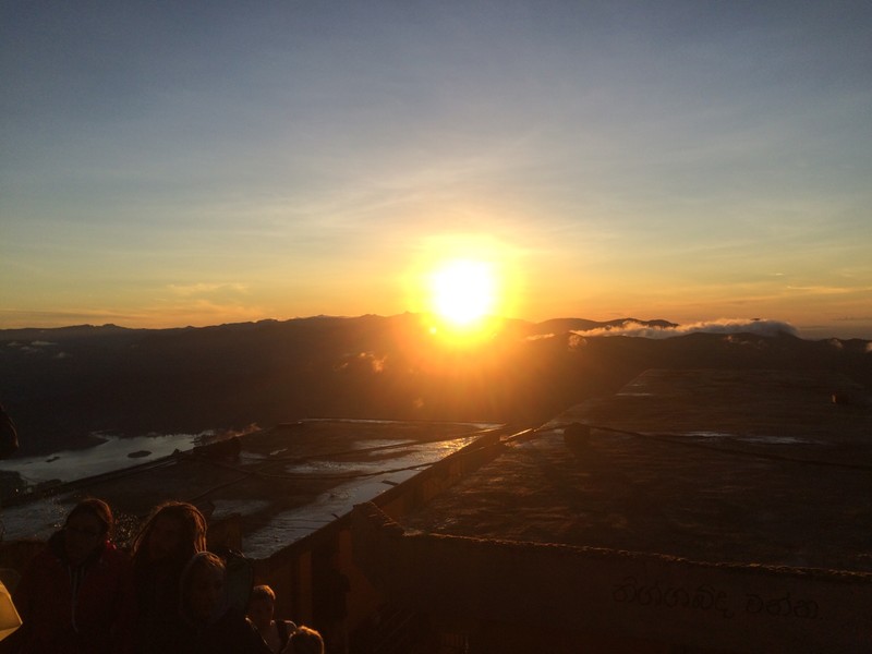 Sunrise at Adams Peak
