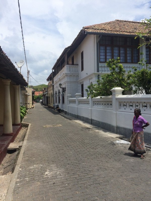 The streets of Galle fort