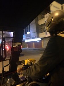 Tuk tuk ride in Medan 