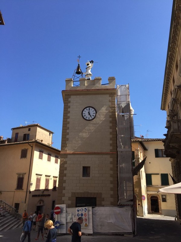 Clock in Montepulciano