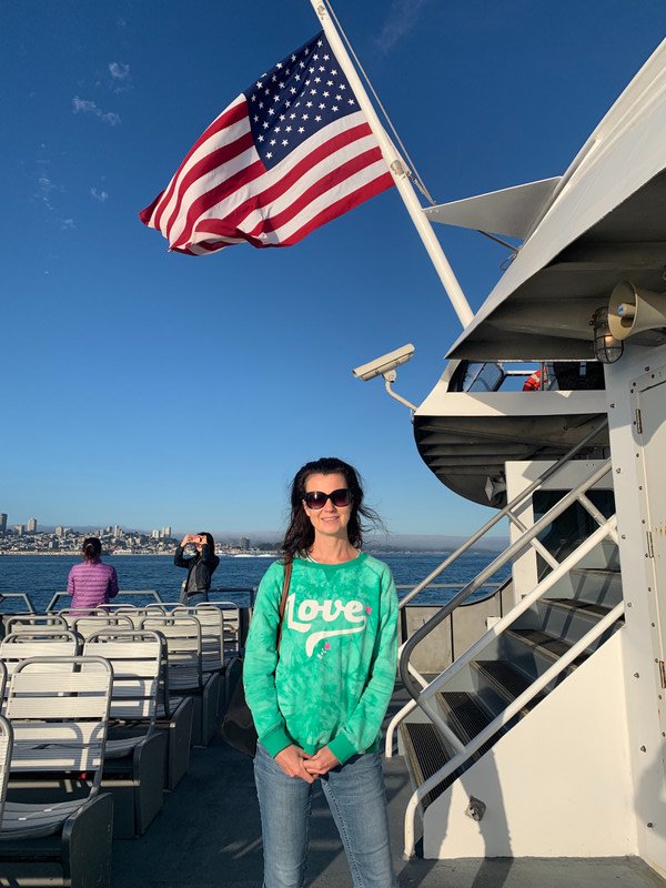Early morning ferry to Sausalito