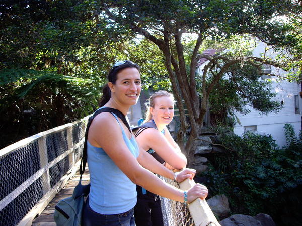 Me and Kat on a bridge