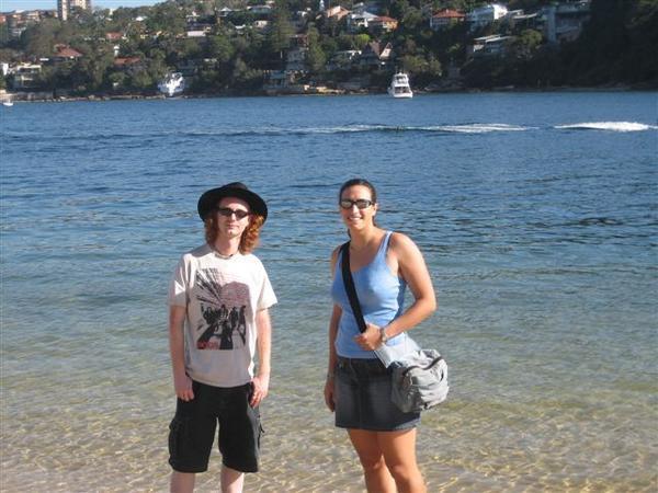 Me and Neil on the first beach