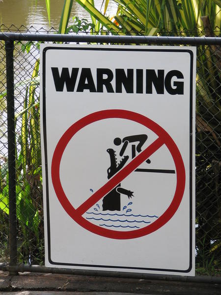 Watch out for those crocs!