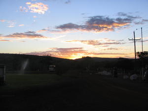 Sunrise at the ToPri Campgrounds