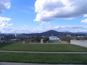 The view from the roof of parliament