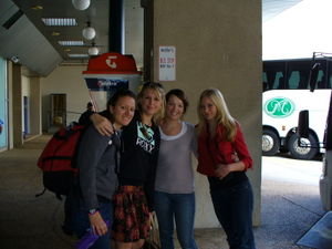 Saying Goodbye at the Canberra Bus Terminal